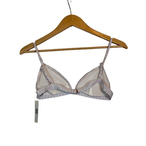 Eberjey Women Taylor Lines Bikini Top Size M Multicolor Pinstriped Swimwear NWT - Picture 6 of 9